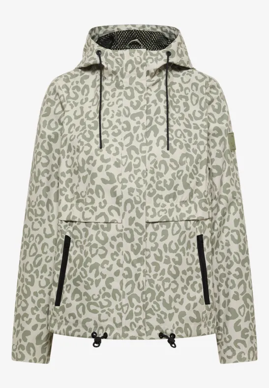 Windbreaker mit Hoodie chlorella green