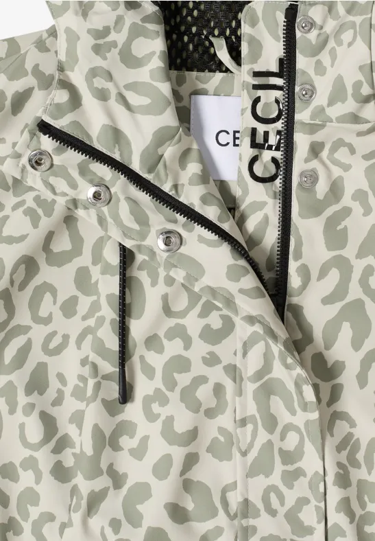 Windbreaker mit Hoodie chlorella green