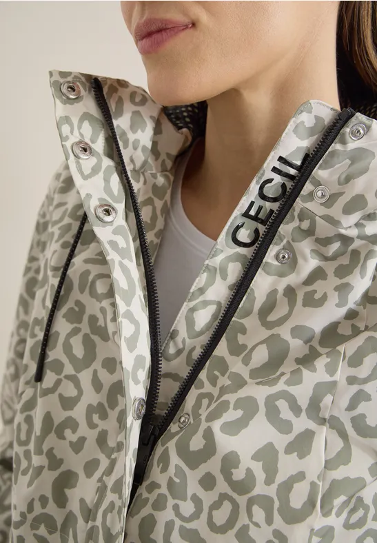 Windbreaker mit Hoodie chlorella green