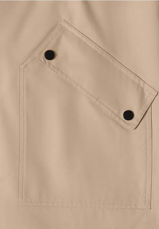 Midi-Jacke crispy camel