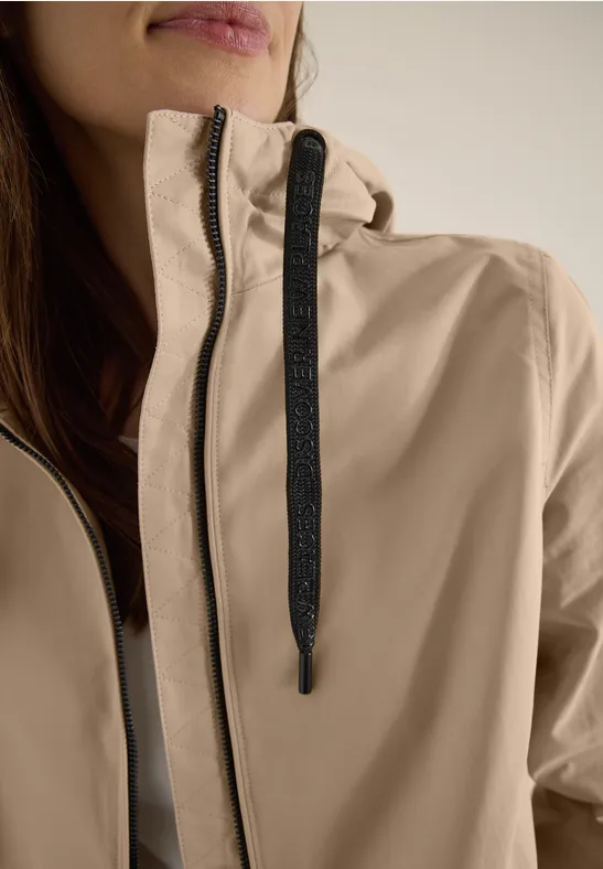 Midi-Jacke crispy camel