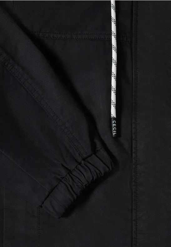 Jas met trekkoord Black