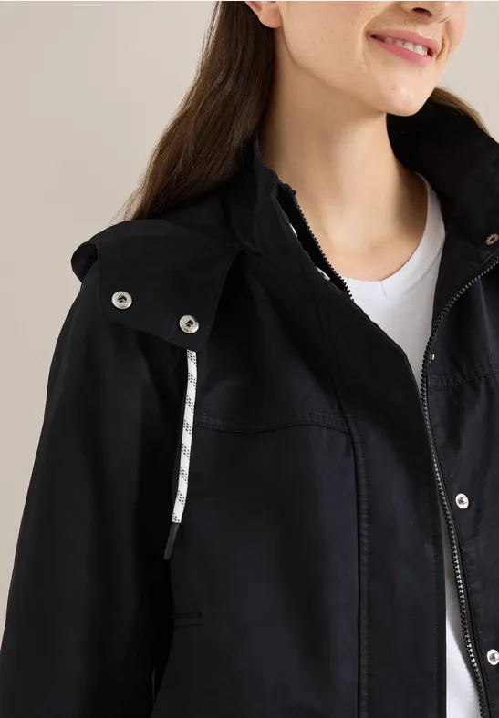 Jas met trekkoord Black