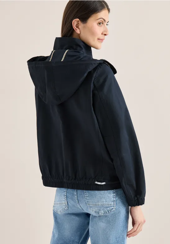 Jas met trekkoord blue navy