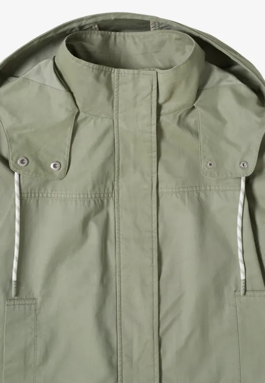 Jas met trekkoord chlorella green