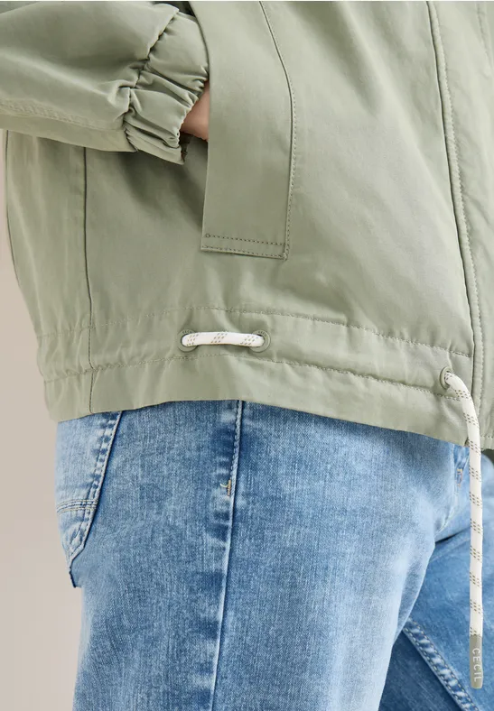 Jas met trekkoord chlorella green