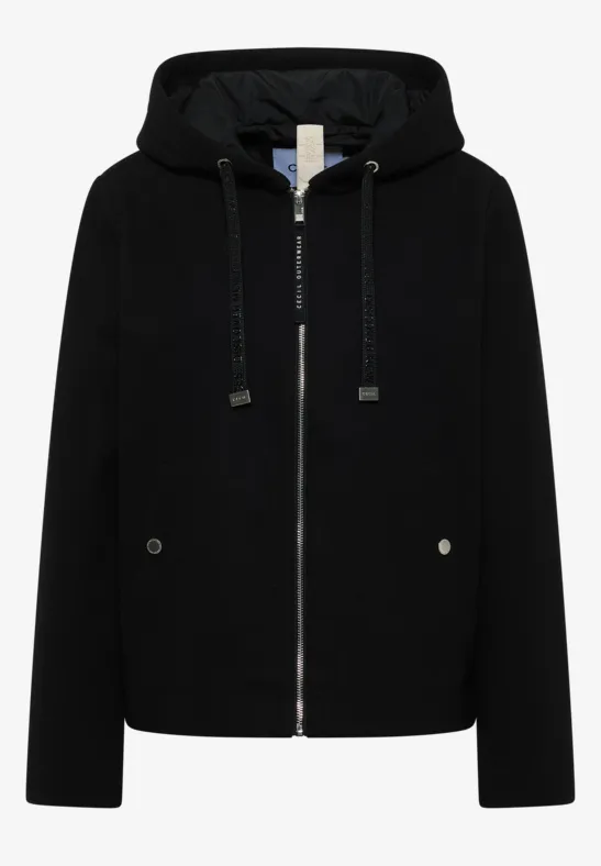 Hoodie Jacke Black