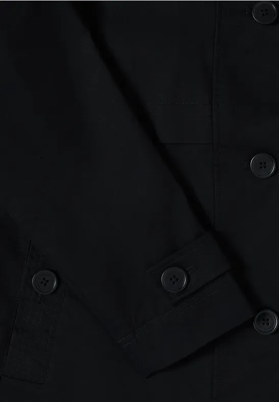 Trench-coat midi Black