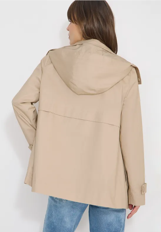 Midi Trenchcoat crispy camel