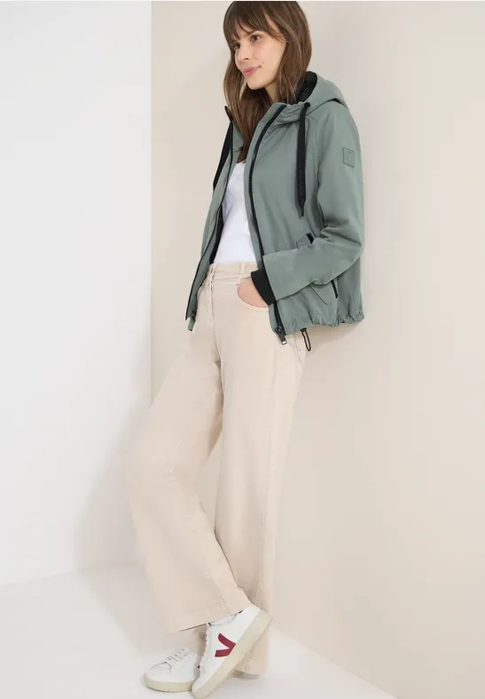 Kurze Jacke kelp green