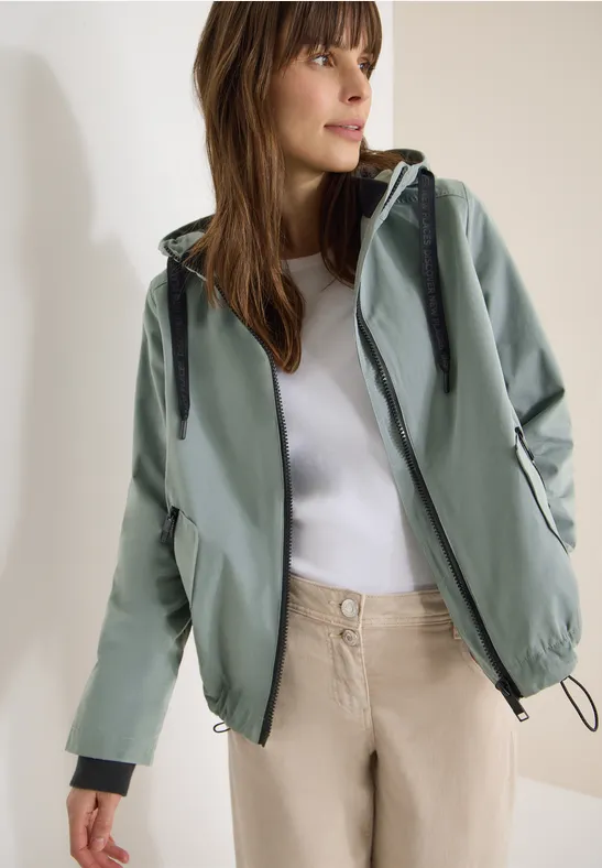 Kurze Jacke kelp green
