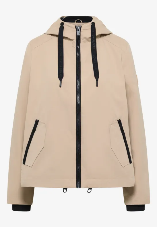 Kurze Jacke crispy camel