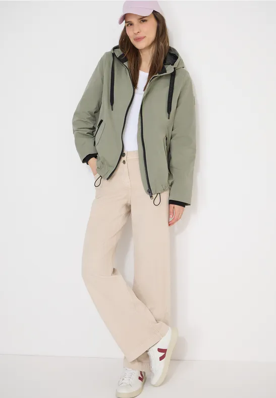 Kurze Jacke chlorella green