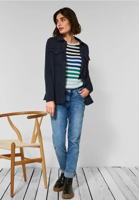Sweat overshirt deep blue