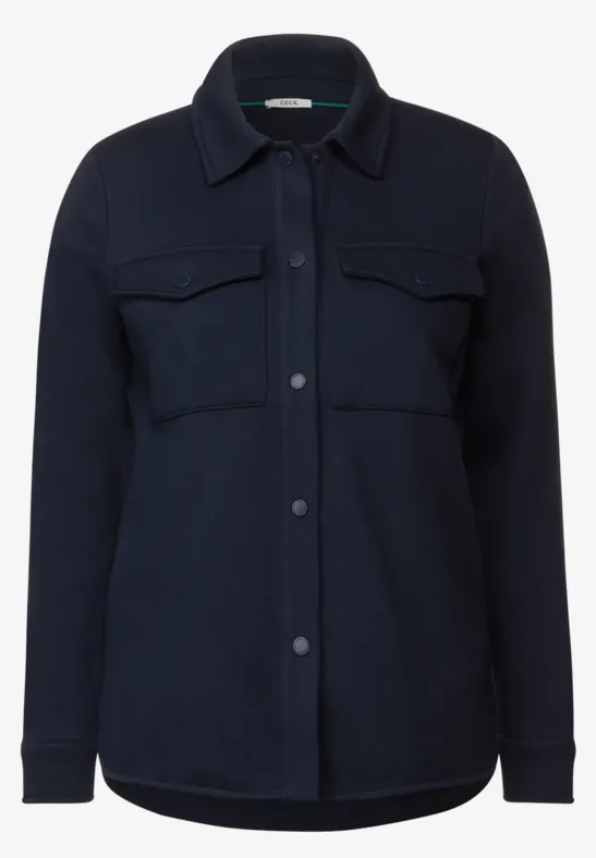 Sweat overshirt deep blue