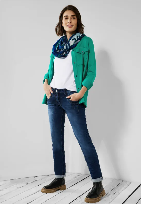 Sweat Overshirt smaragd green