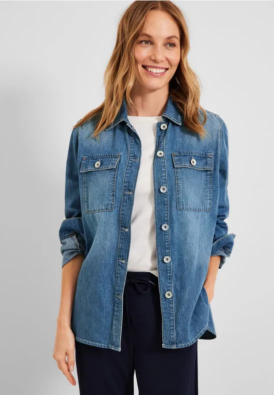 Jeans Overshirt authentic used wash