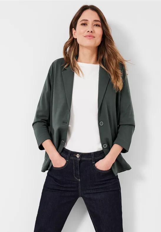 Basic Jerseyblazer easy khaki