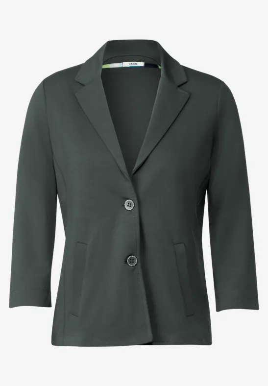 Basic Jerseyblazer easy khaki