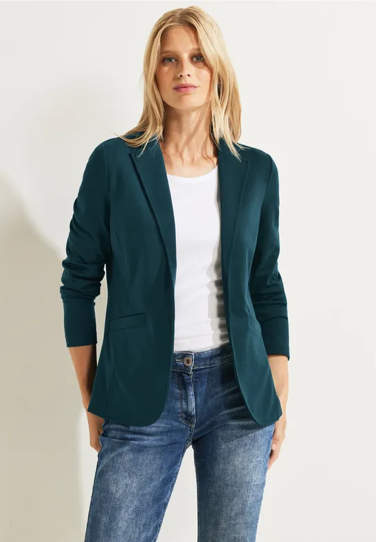 Otwarta marynarka basic deep lake green