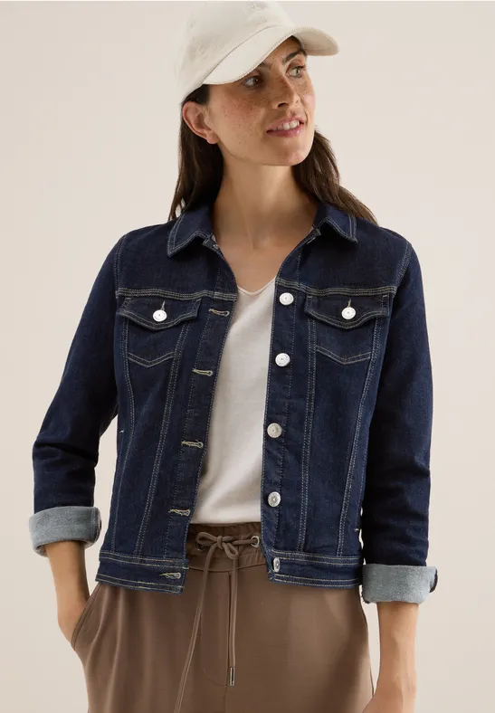 Rinsed Jeansjacke rinsed wash