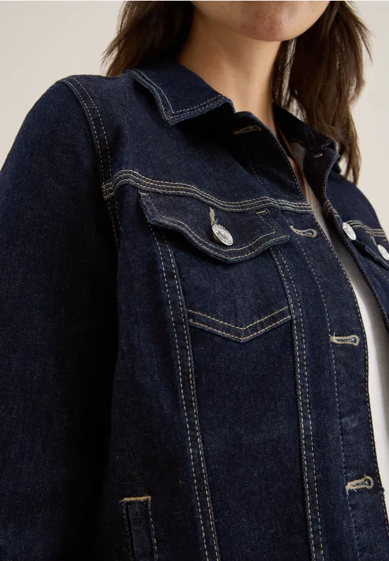 Rinsed Jeansjacke rinsed wash