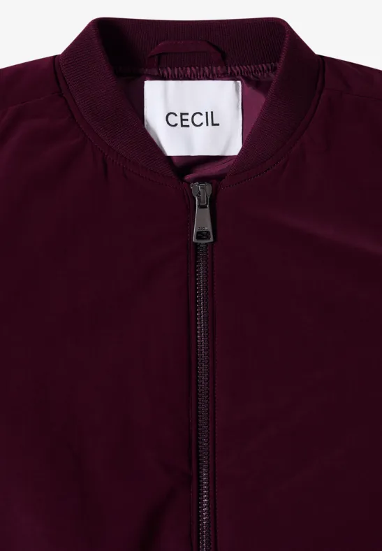 Matter Soft Touch Blouson dark plum