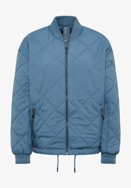 Blouson mit Steppmuster moonstone blue
