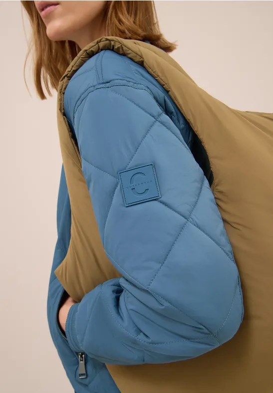 Blouson mit Steppmuster moonstone blue