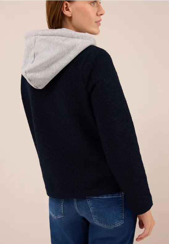 Trenchcoat mit Inlay dark navy blue