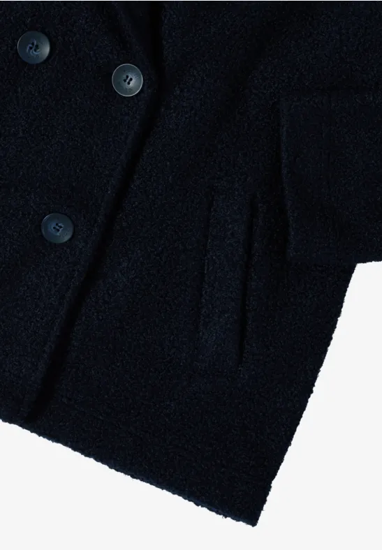 Trenchcoat mit Inlay dark navy blue