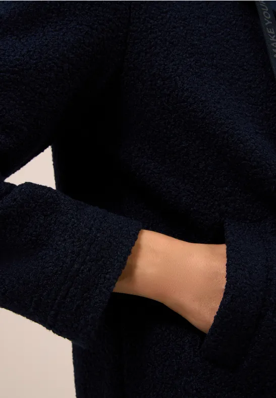 Trenchcoat mit Inlay dark navy blue
