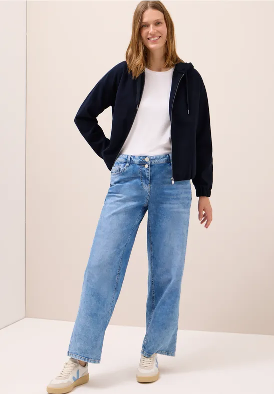 Wollen blouson urban dark blue