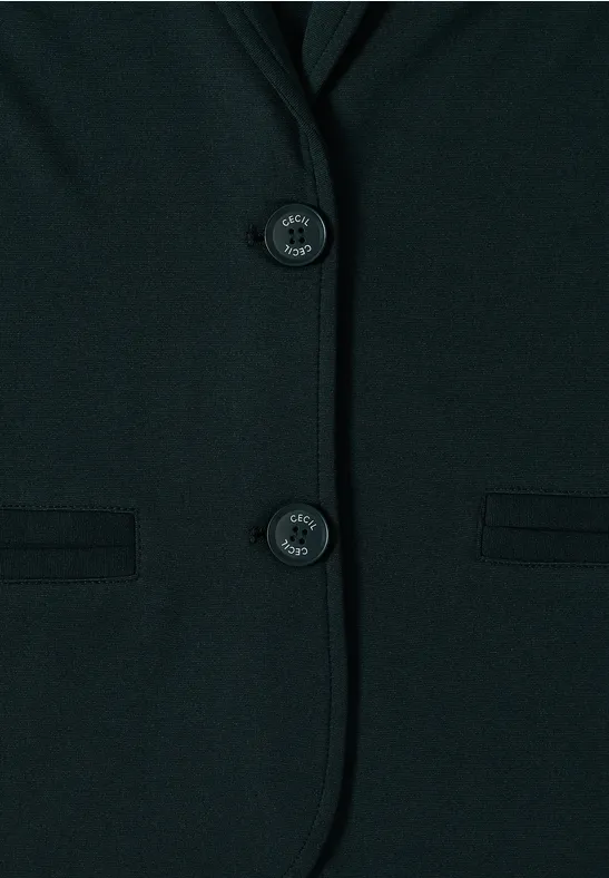 Basic Blazer ink green