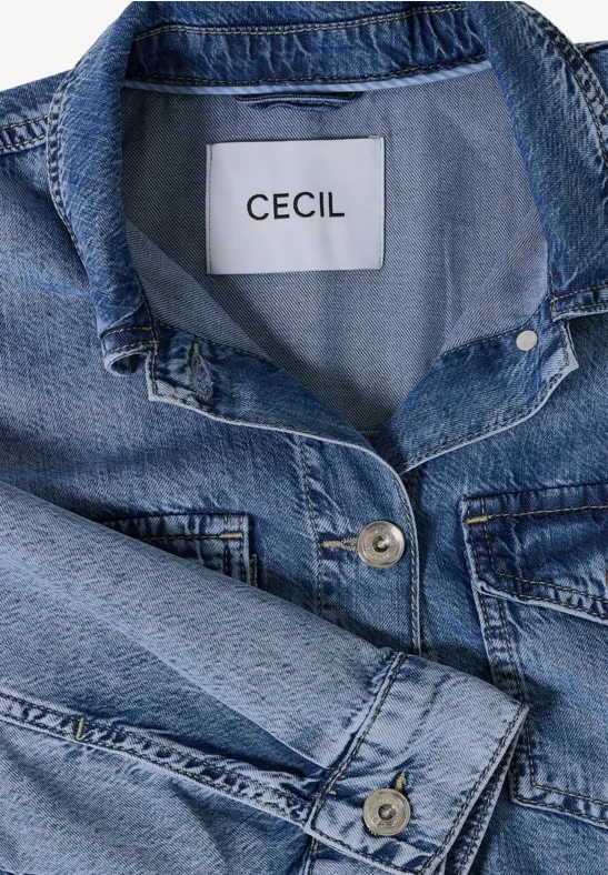 Denim overhemd authentic used wash