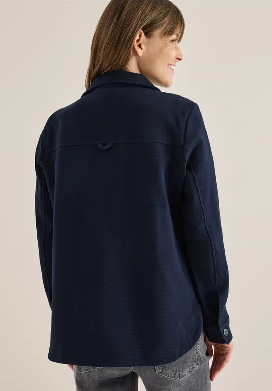 Overshirt mit Struktur urban dark blue