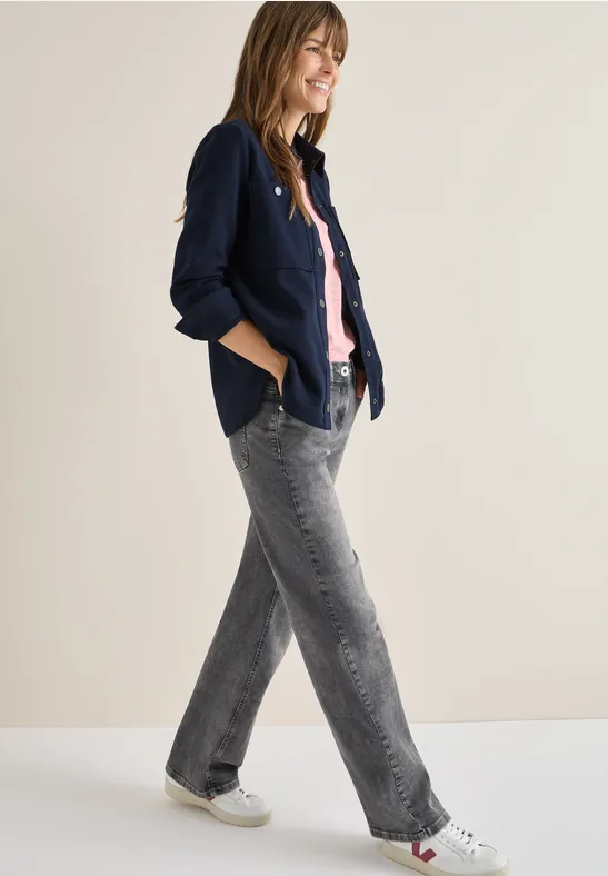 Overshirt mit Struktur urban dark blue