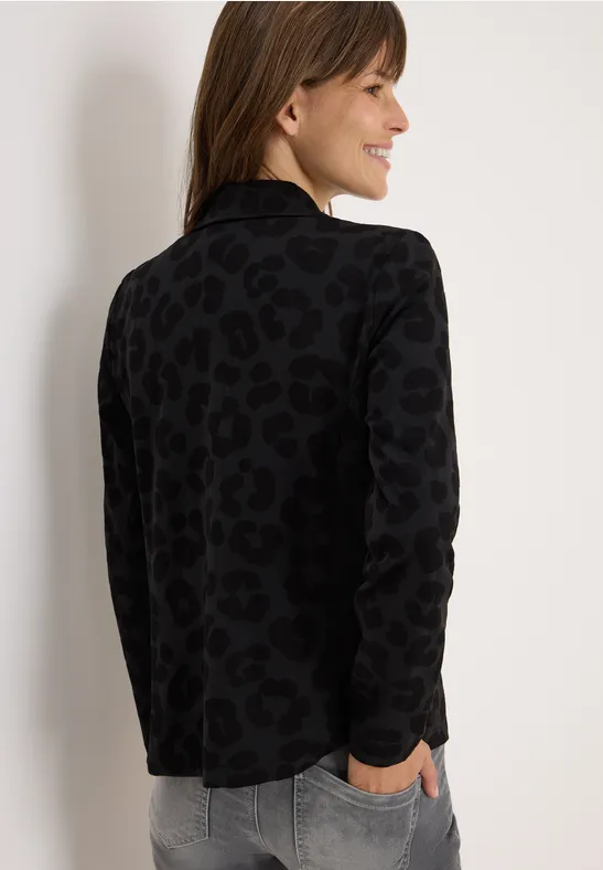 Leo Strukturblazer Black