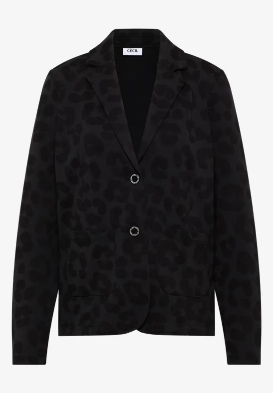 Leo Strukturblazer Black
