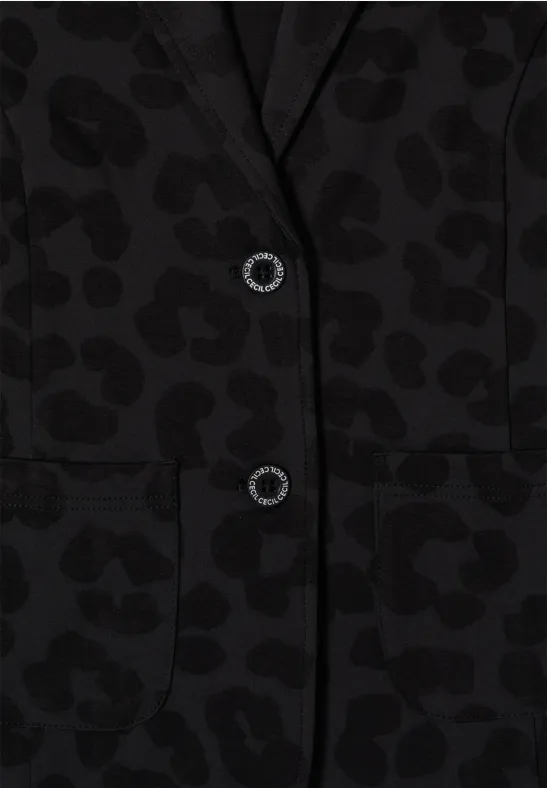 Leo Strukturblazer Black