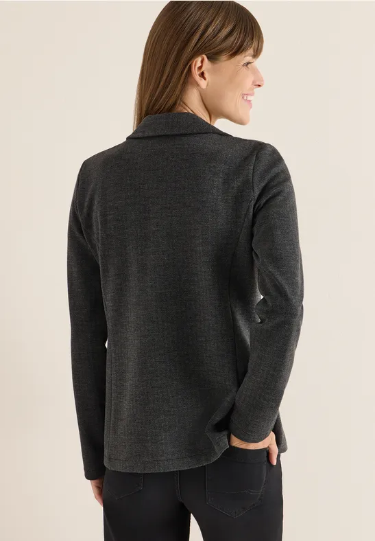 Blazer visgraat Black