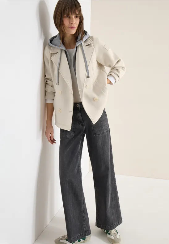 Trench-coat court dust beige