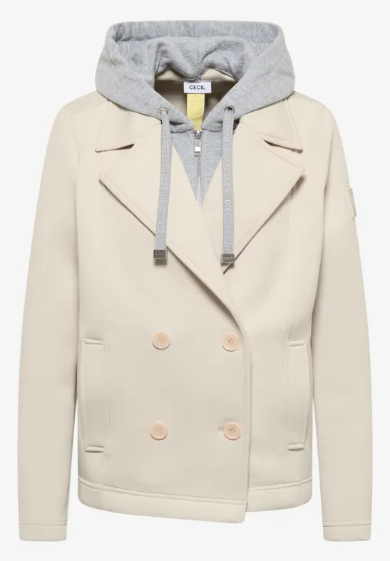 Trench-coat court dust beige
