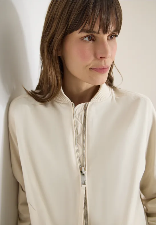 Lichtgewicht blouson dust beige
