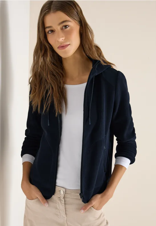 Veste à capuche universal blue