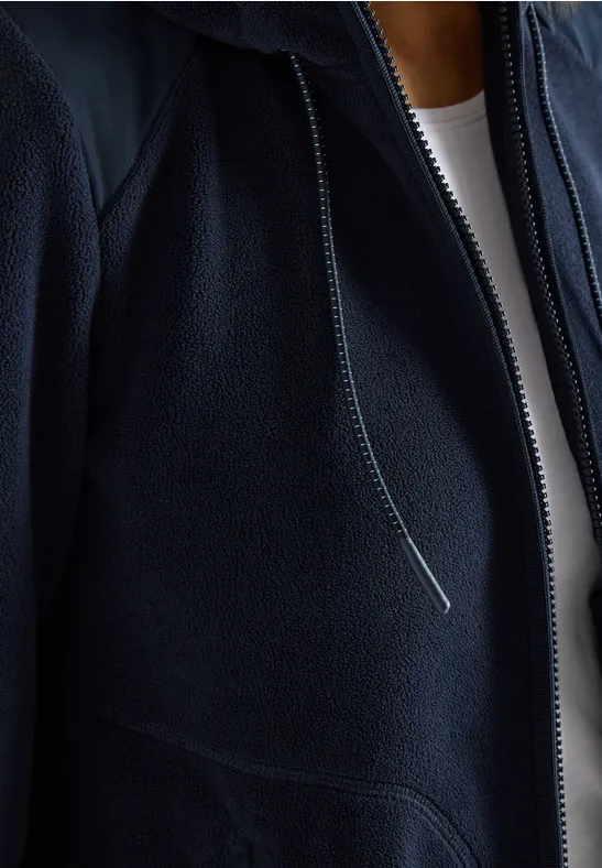 Veste à capuche universal blue