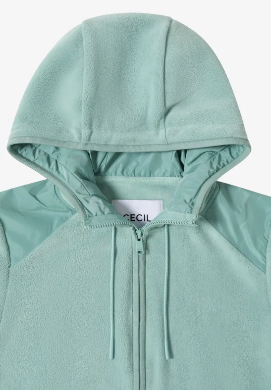 Veste à capuche mint sea green
