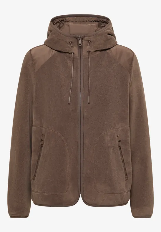 Veste à capuche urban taupe