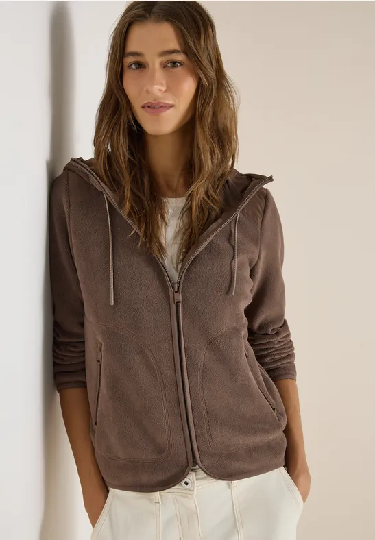 Veste à capuche urban taupe