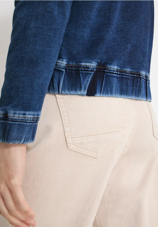 Jogg Blouson mid blue used wash